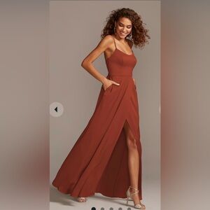 DB Studio Bridesmaid Dress in Cinnamon